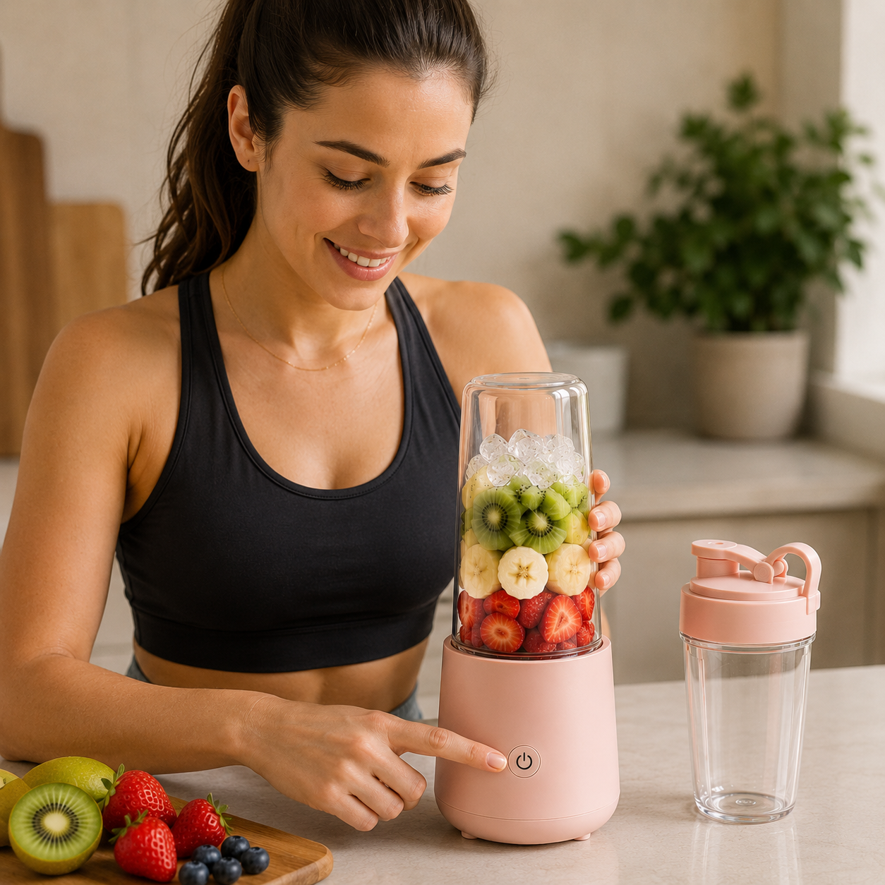 2 in 1 Portable Blender & Cup